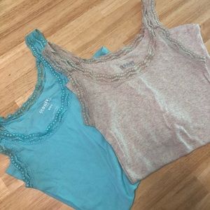 Two old navy tank tops